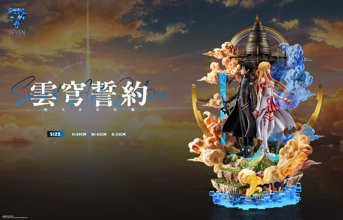 [PREVENTA] Kirito y Asuna - Sword Art Online- Estatua 1/6 - Seven Studio