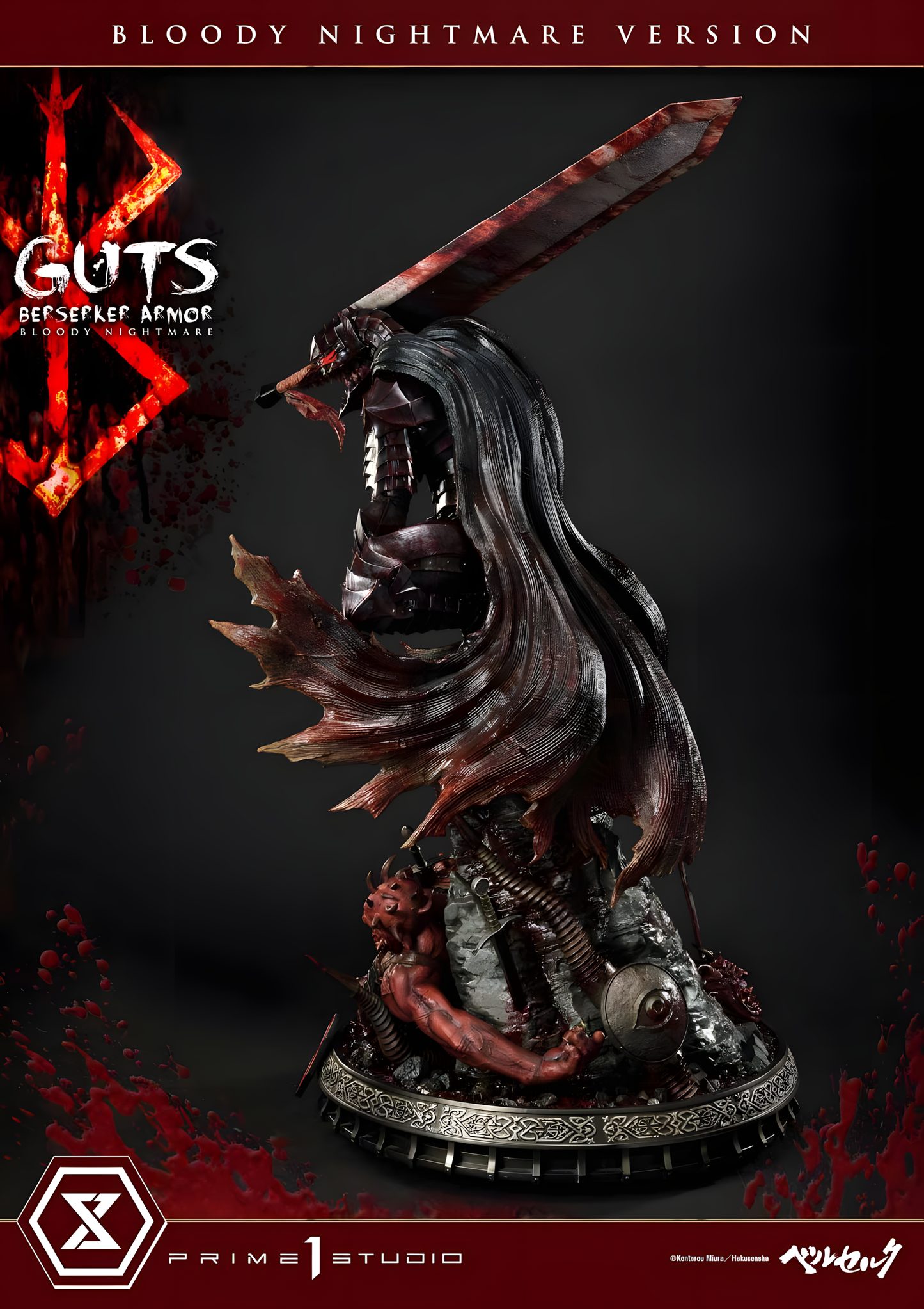 [ENCARGO] Prime 1 Studio Guts Berserker Armor ~ Bloody Nightmare Version Estatua Licenciada