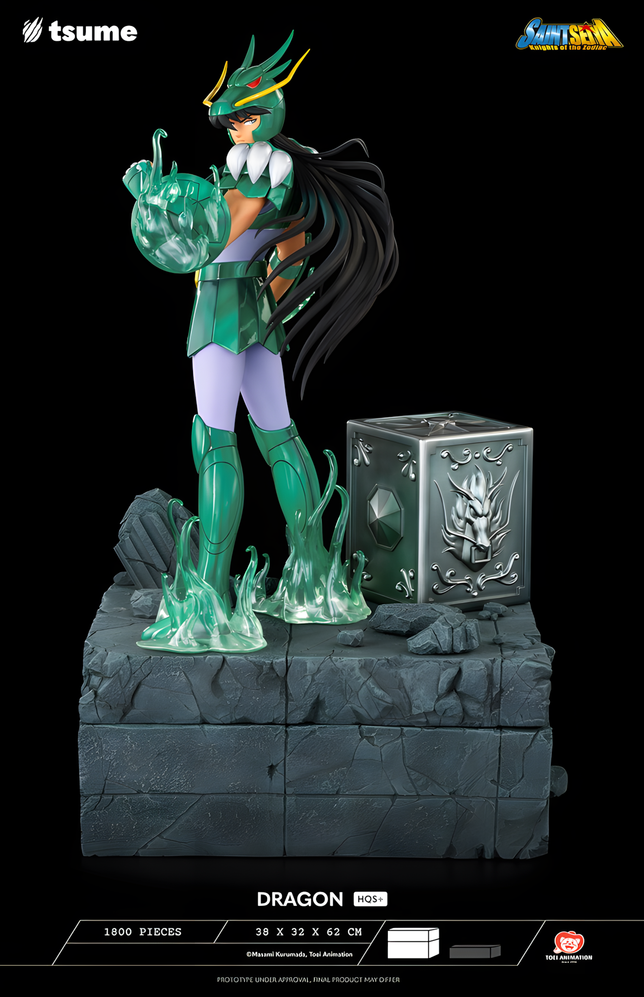 [PREVENTA] Tsume Art Studio Shiryu Dragon Estatua de Resina Licenciada