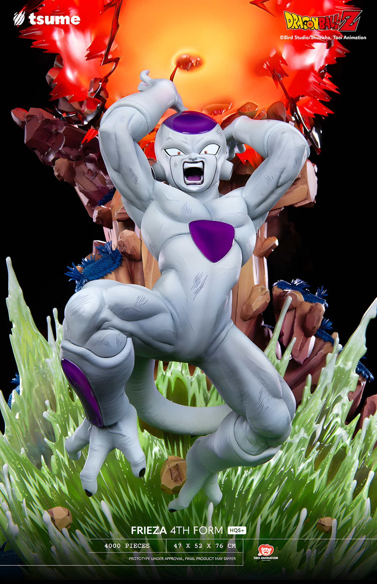 [PREVENTA] Tsume Art Studio Frieza 4th Form de Resina Licenciada