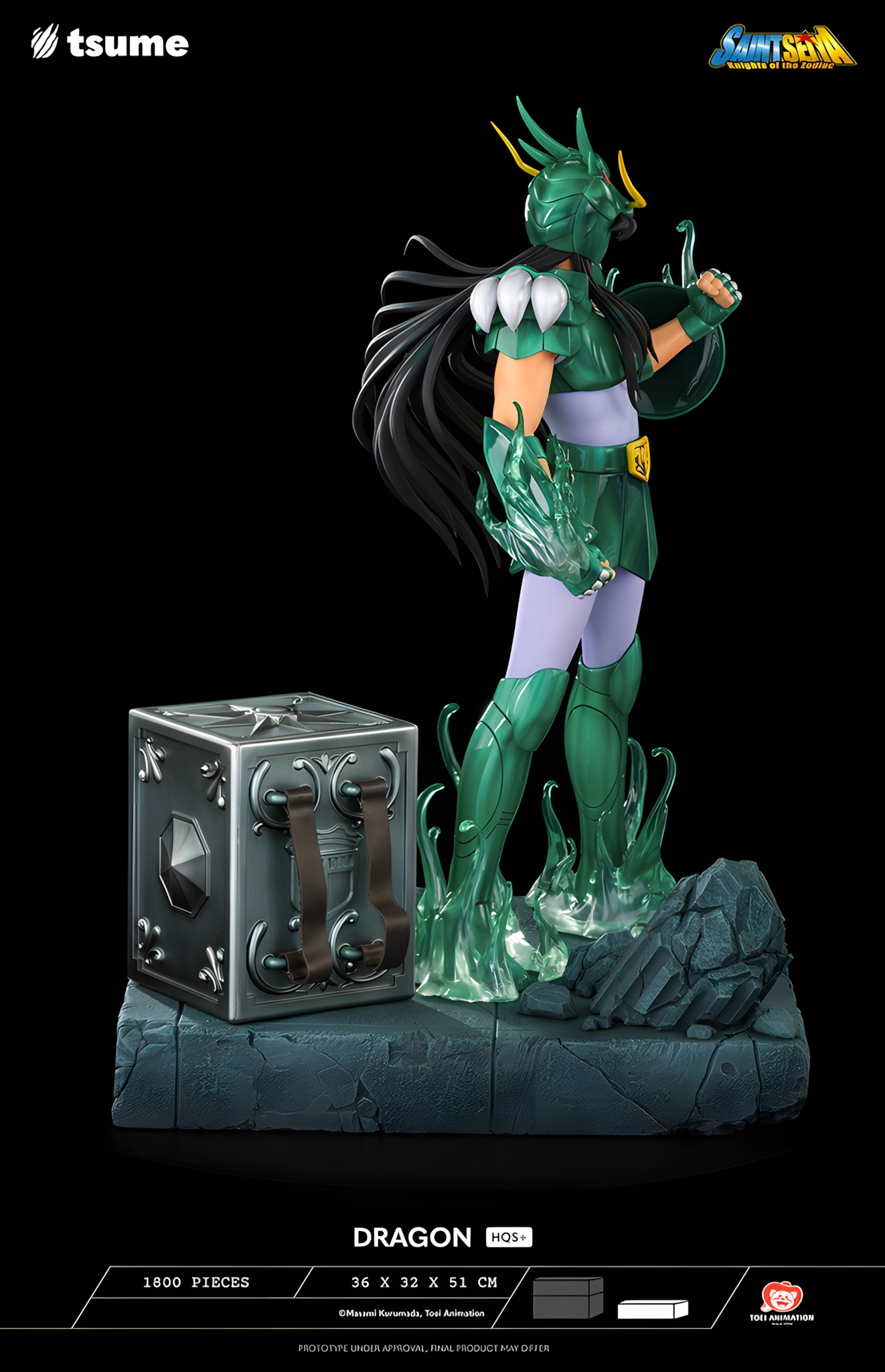 [PREVENTA] Tsume Art Studio Shiryu Dragon Estatua de Resina Licenciada