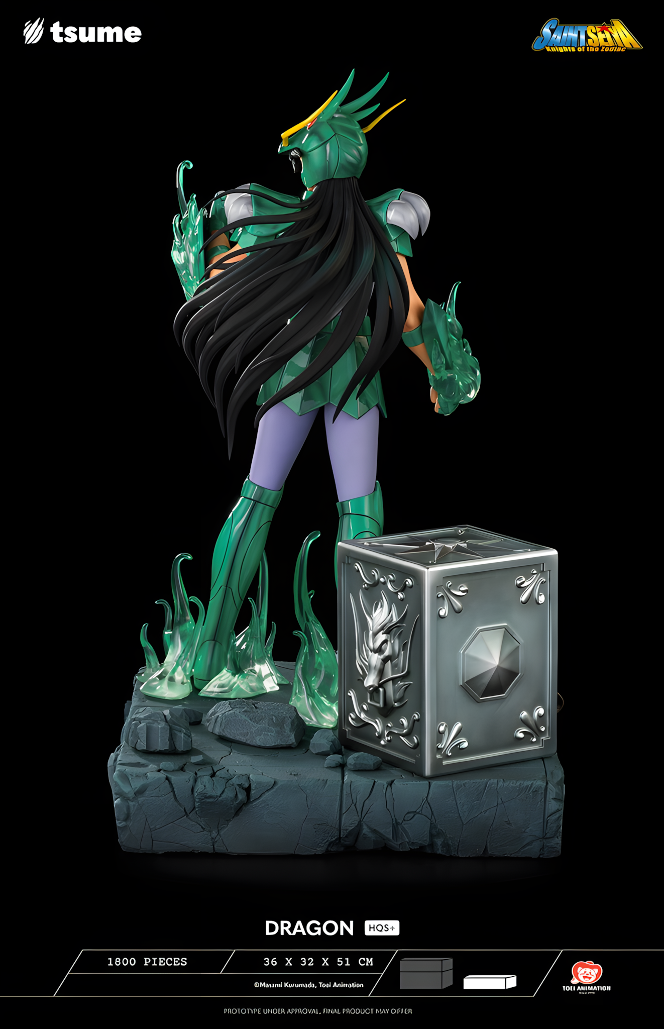 [PREVENTA] Tsume Art Studio Shiryu Dragon Estatua de Resina Licenciada