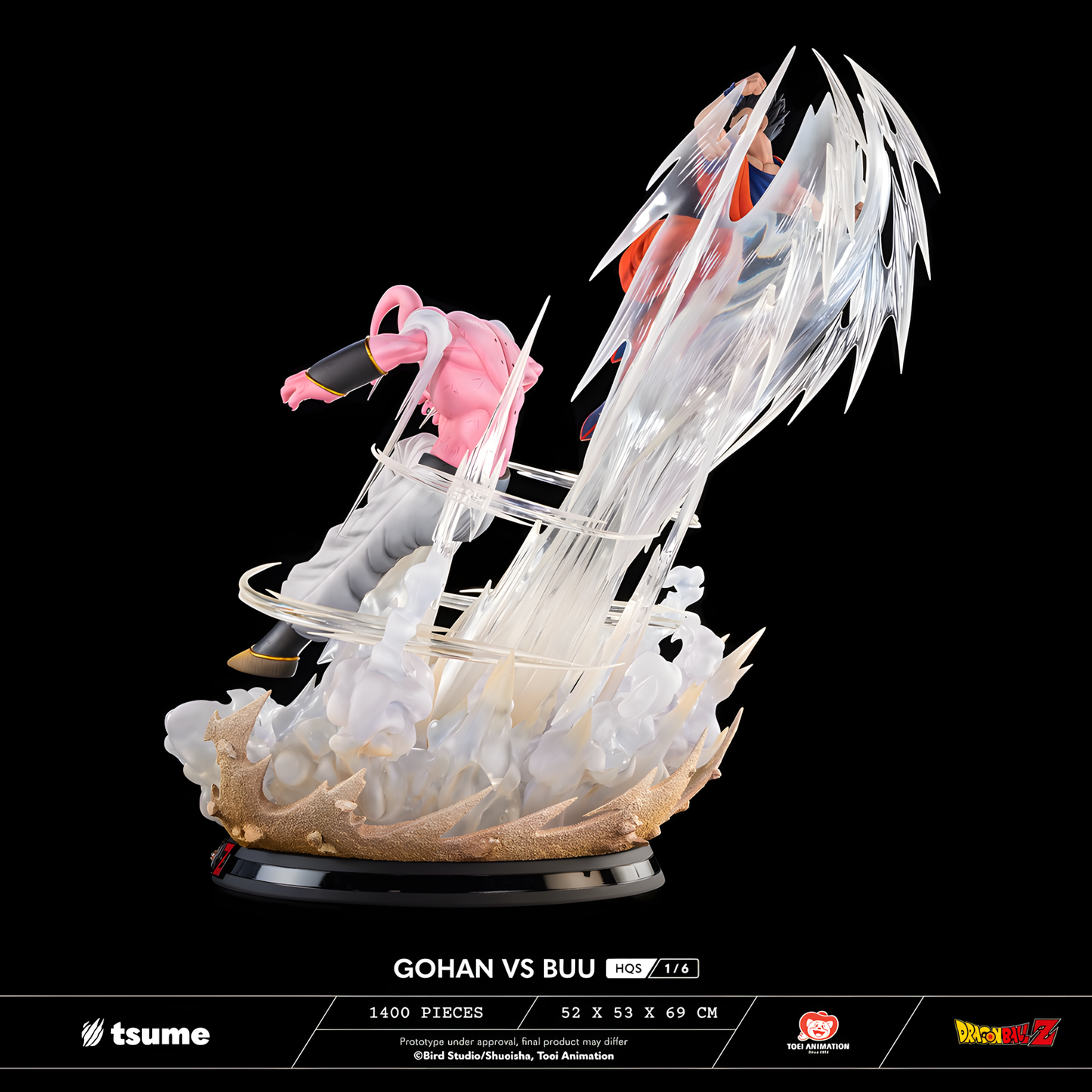 [PREVENTA] Tsume Art Studio Gohan vs Buu de Resina Licenciada
