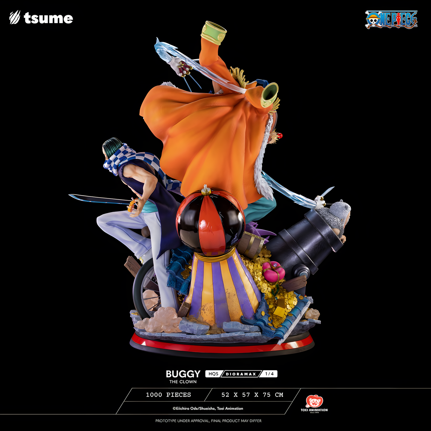 [PREVENTA] Tsume Art Studio Buggy Estatua de Resina Licenciada