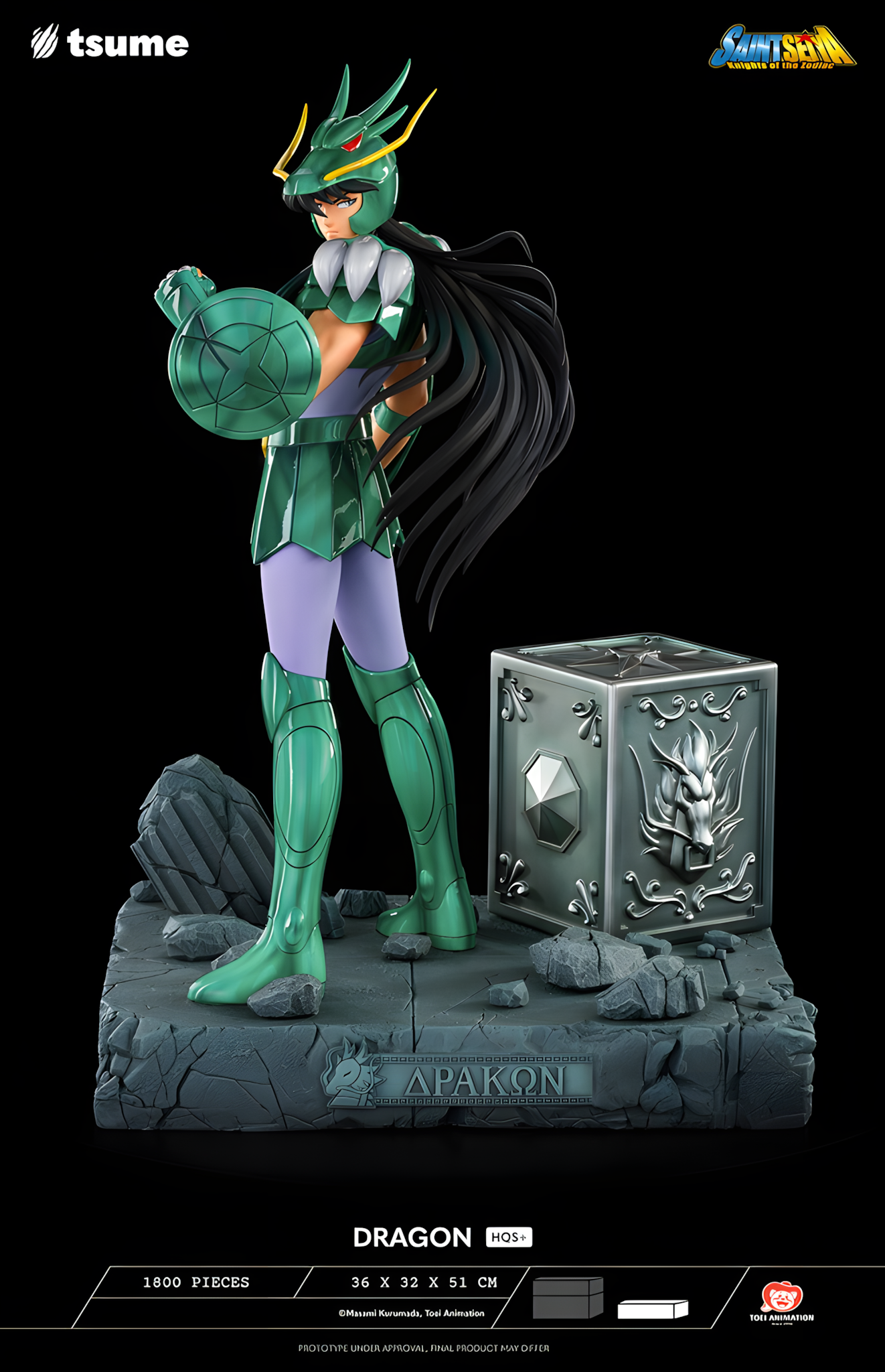 [PREVENTA] Tsume Art Studio Shiryu Dragon Estatua de Resina Licenciada