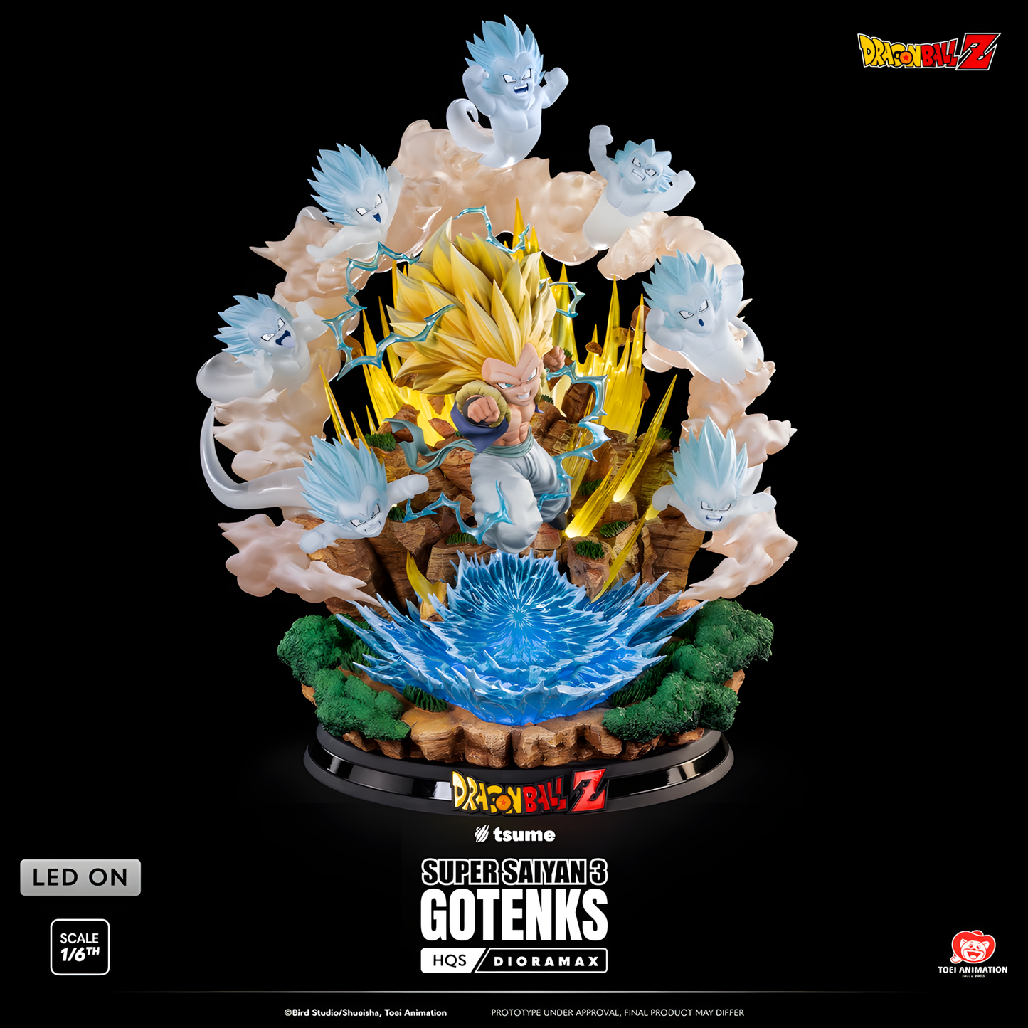 [PREVENTA] Tsume Art Studio Gotenks SSJ3 Estatua de Resina Licenciada