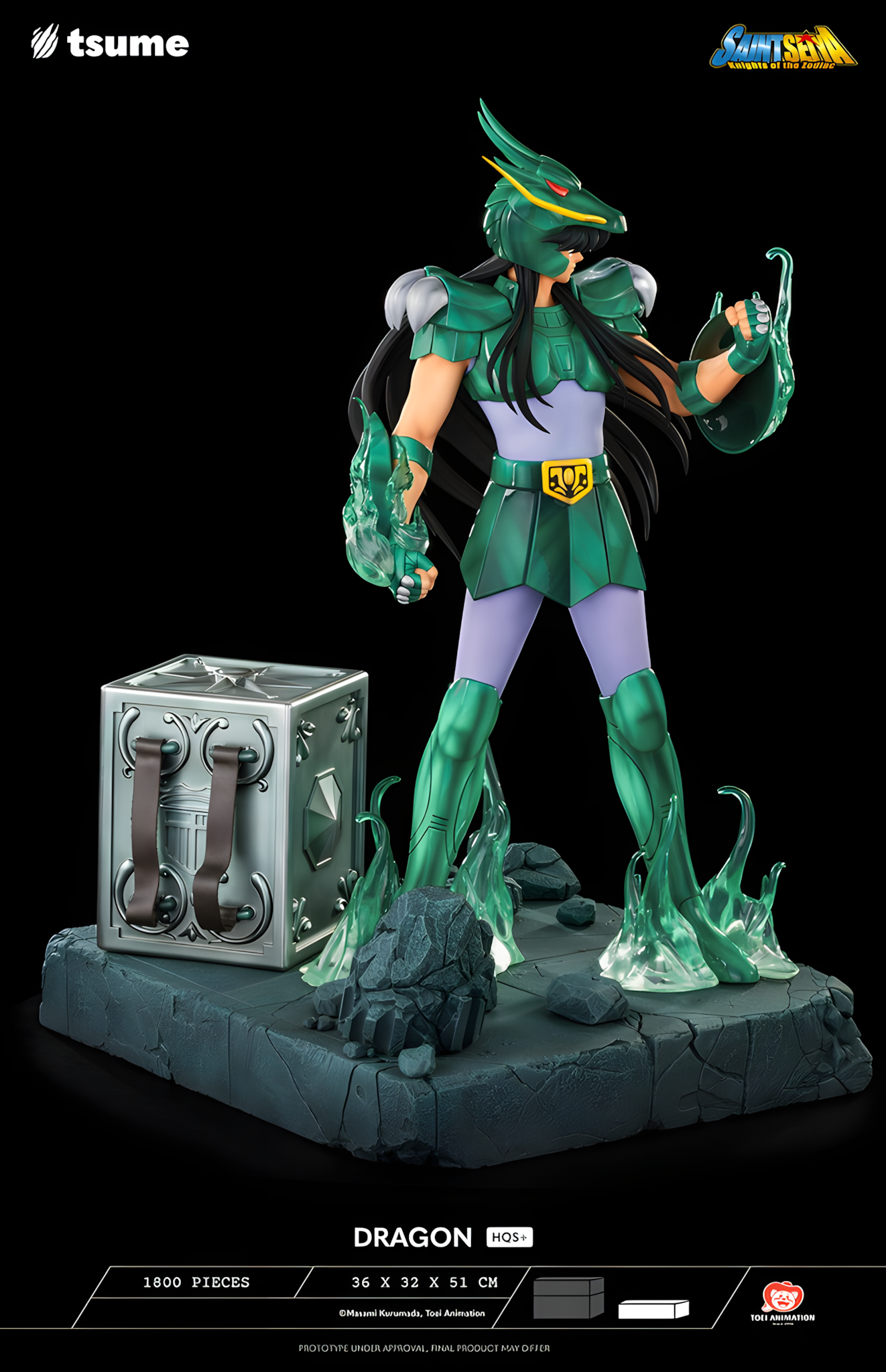 [PREVENTA] Tsume Art Studio Shiryu Dragon Estatua de Resina Licenciada