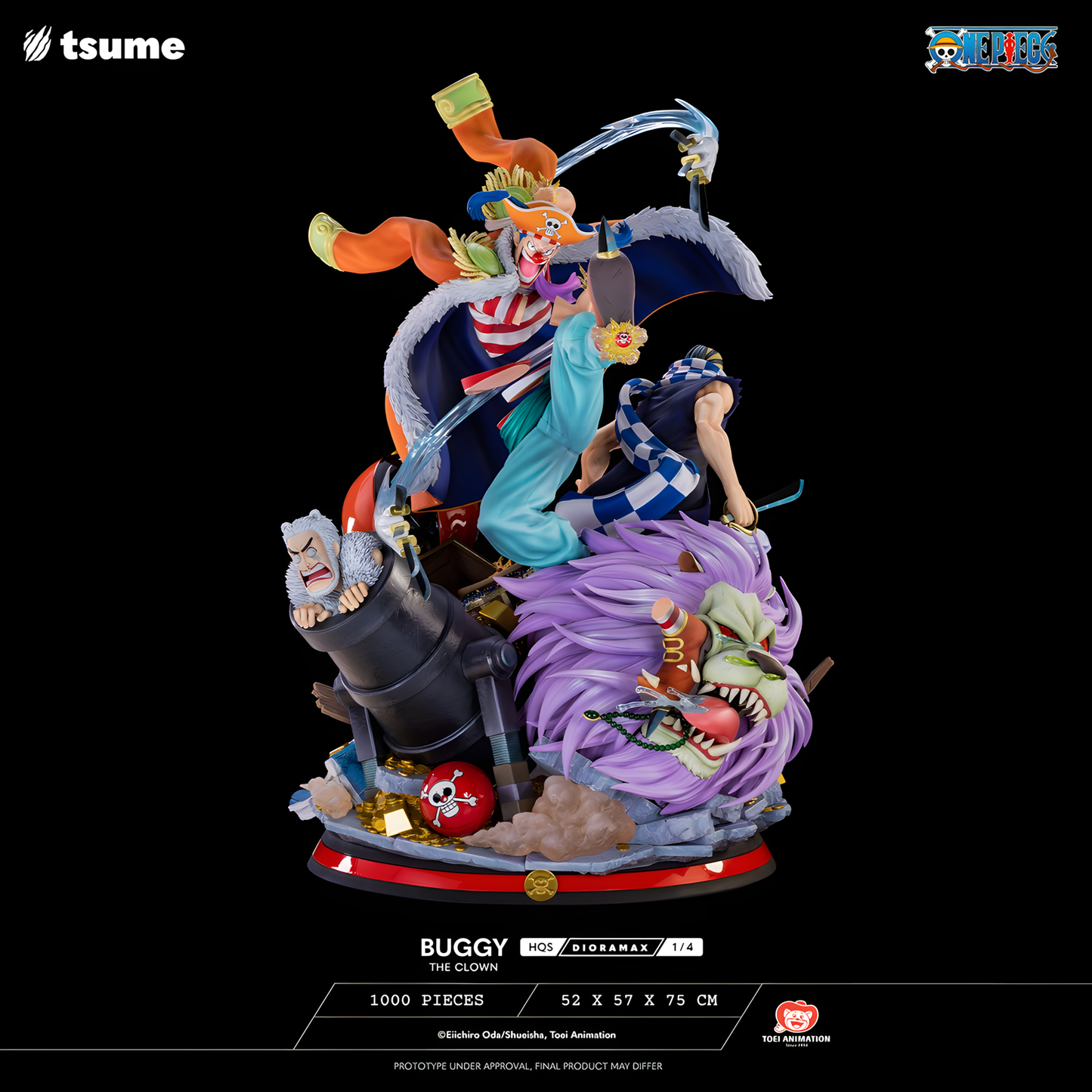 [PREVENTA] Tsume Art Studio Buggy Estatua de Resina Licenciada
