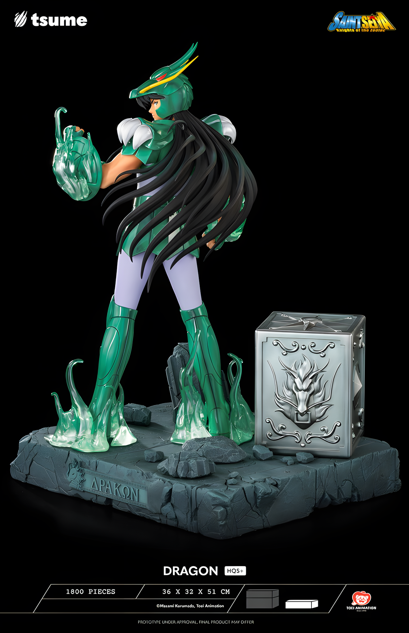 [PREVENTA] Tsume Art Studio Shiryu Dragon Estatua de Resina Licenciada