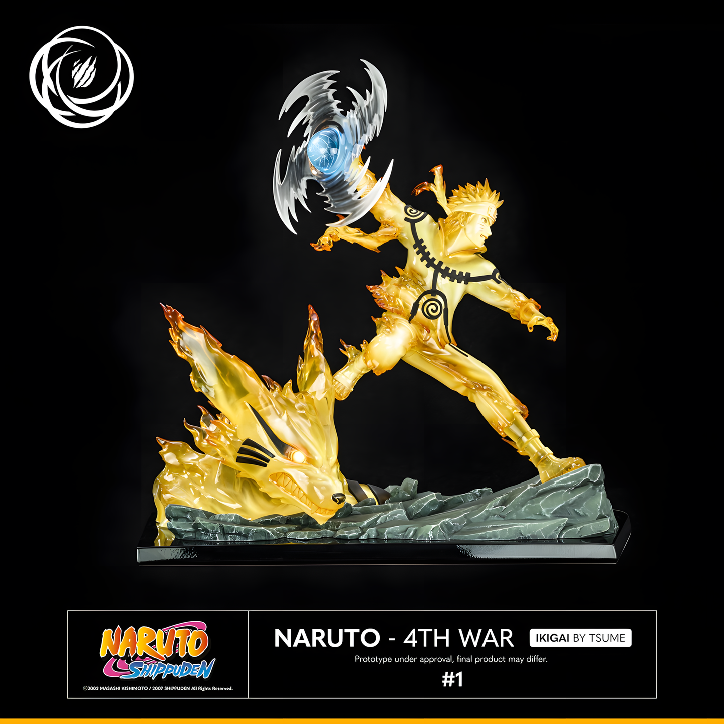 [CHINA STOCK] Tsume Art Studio Naruto Estatua de Resina Licenciada