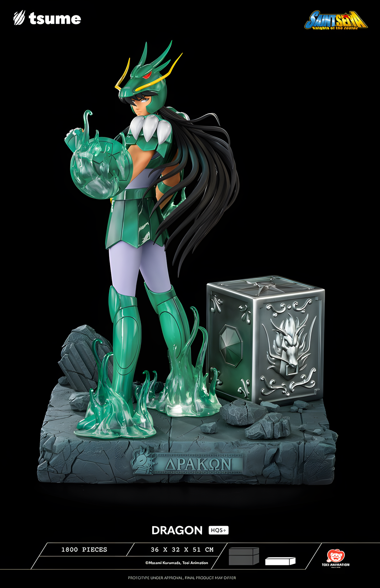 [PREVENTA] Tsume Art Studio Shiryu Dragon Estatua de Resina Licenciada