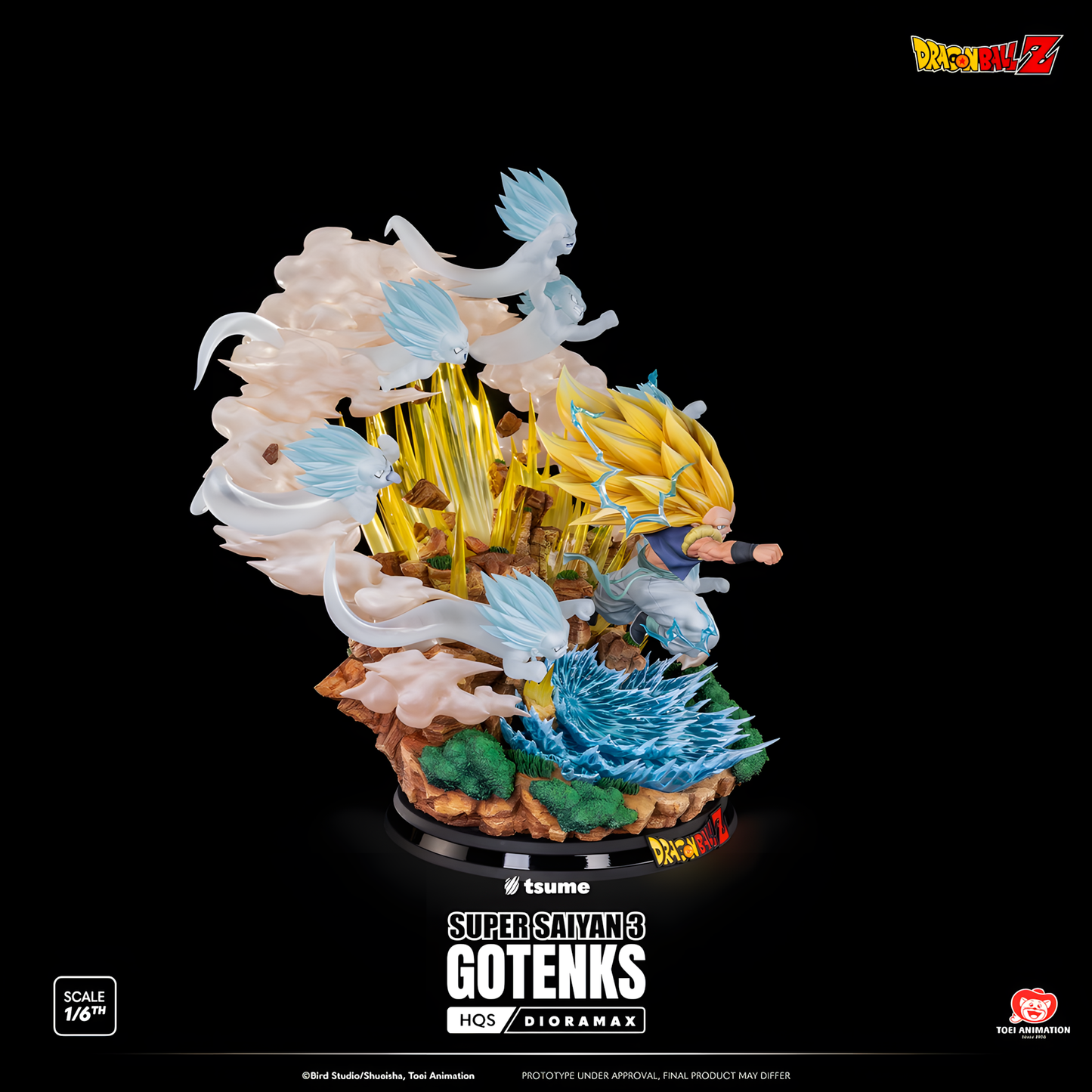 [PREVENTA] Tsume Art Studio Gotenks SSJ3 Estatua de Resina Licenciada