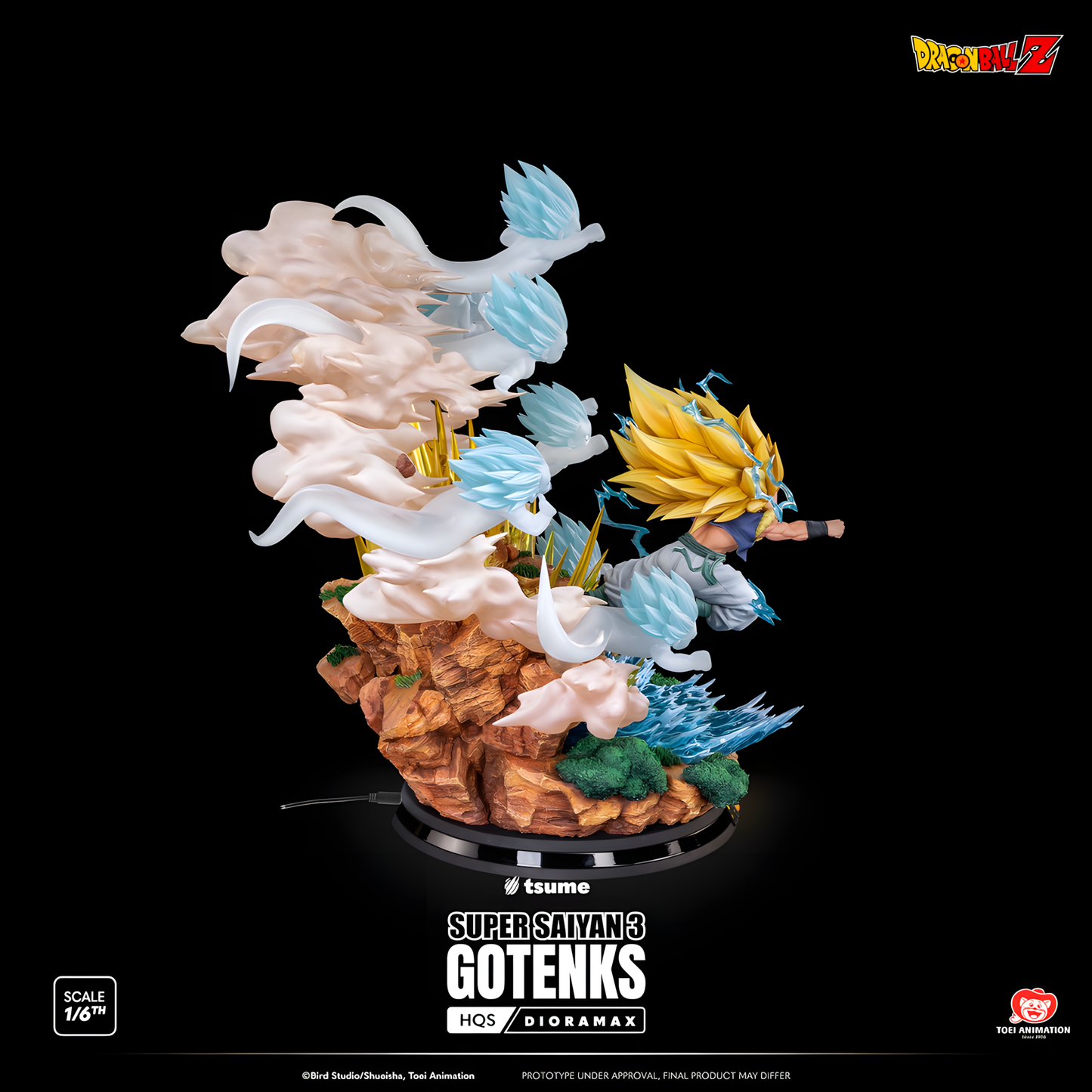[PREVENTA] Tsume Art Studio Gotenks SSJ3 Estatua de Resina Licenciada