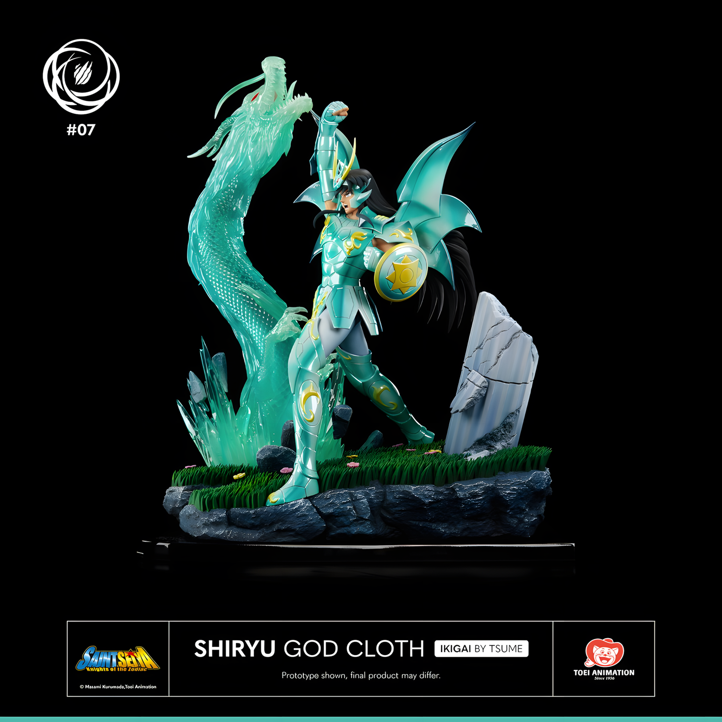 [ENCARGO] Tsume Art Studio Shiryu God Cloth Estatua de Resina Licenciada