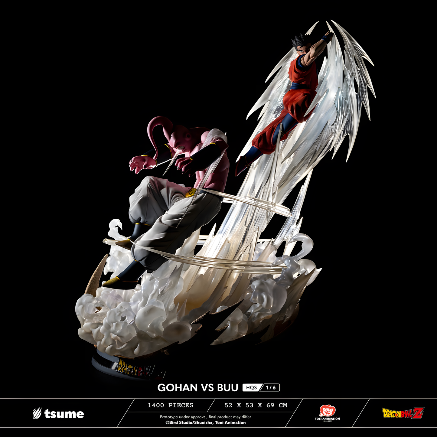 [PREVENTA] Tsume Art Studio Gohan vs Buu de Resina Licenciada