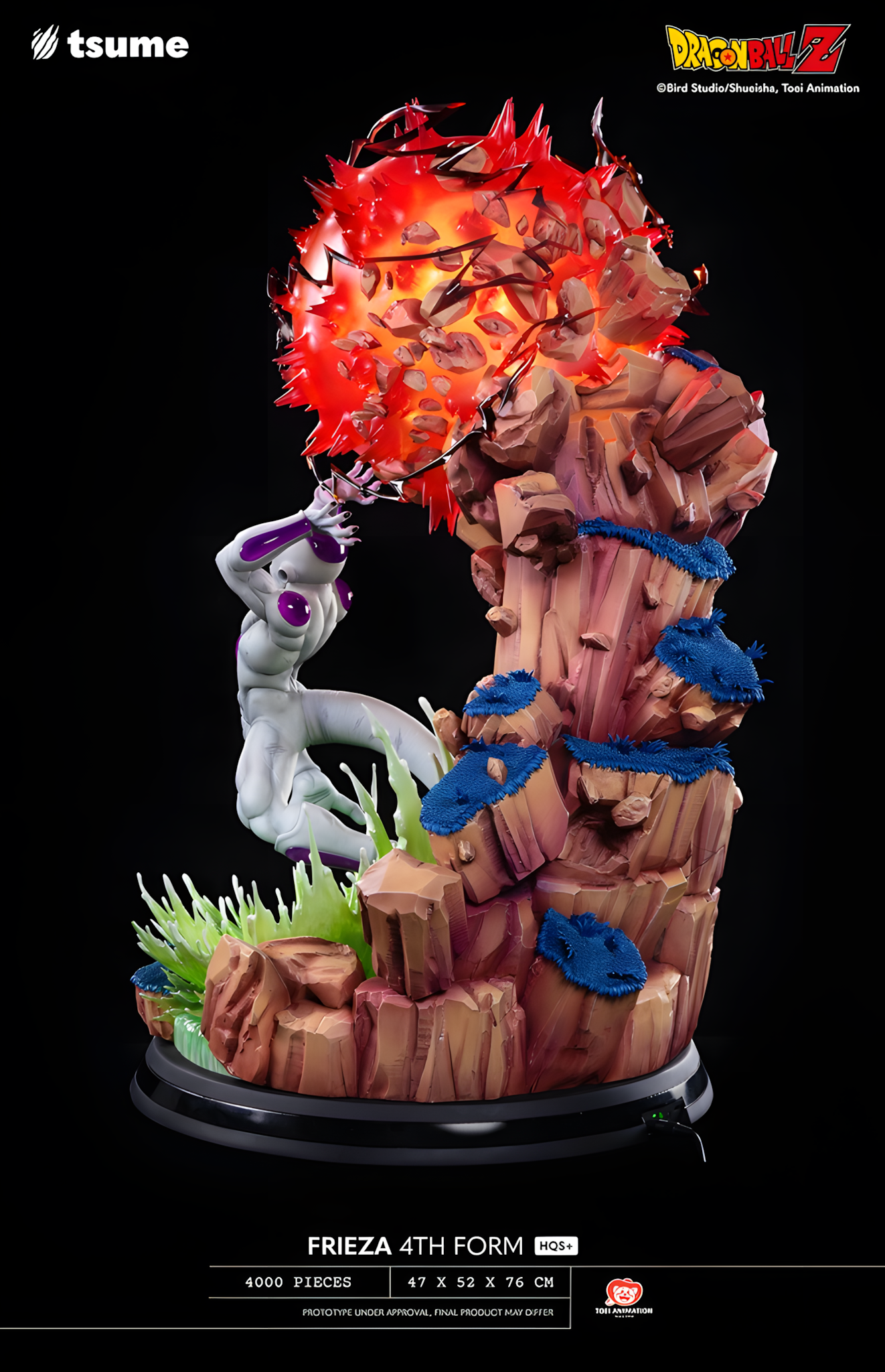 [PREVENTA] Tsume Art Studio Frieza 4th Form de Resina Licenciada