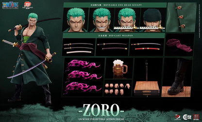 [PREVENTA] ONE PIECE Zoro Platinum Silicone Pixel Poses X Cosmic Creations X JIMEI PALACE Studio (Licenciada)