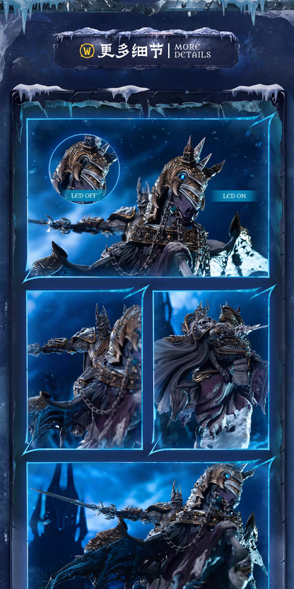 [PREVENTA] Lich King & Invencible Statue Blizzard (Licenciada)