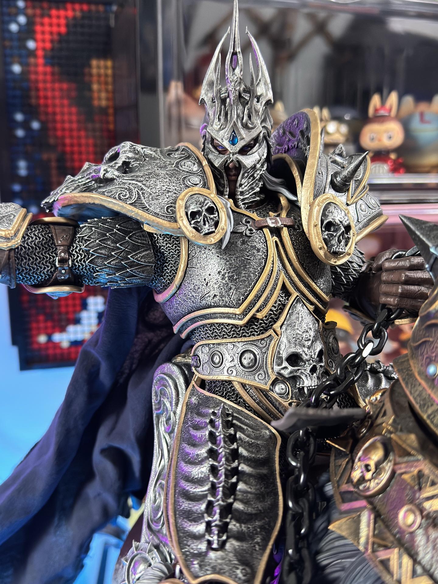 CHINA STOCK] Lich King & Invencible Statue Hex Studio & Blizzard