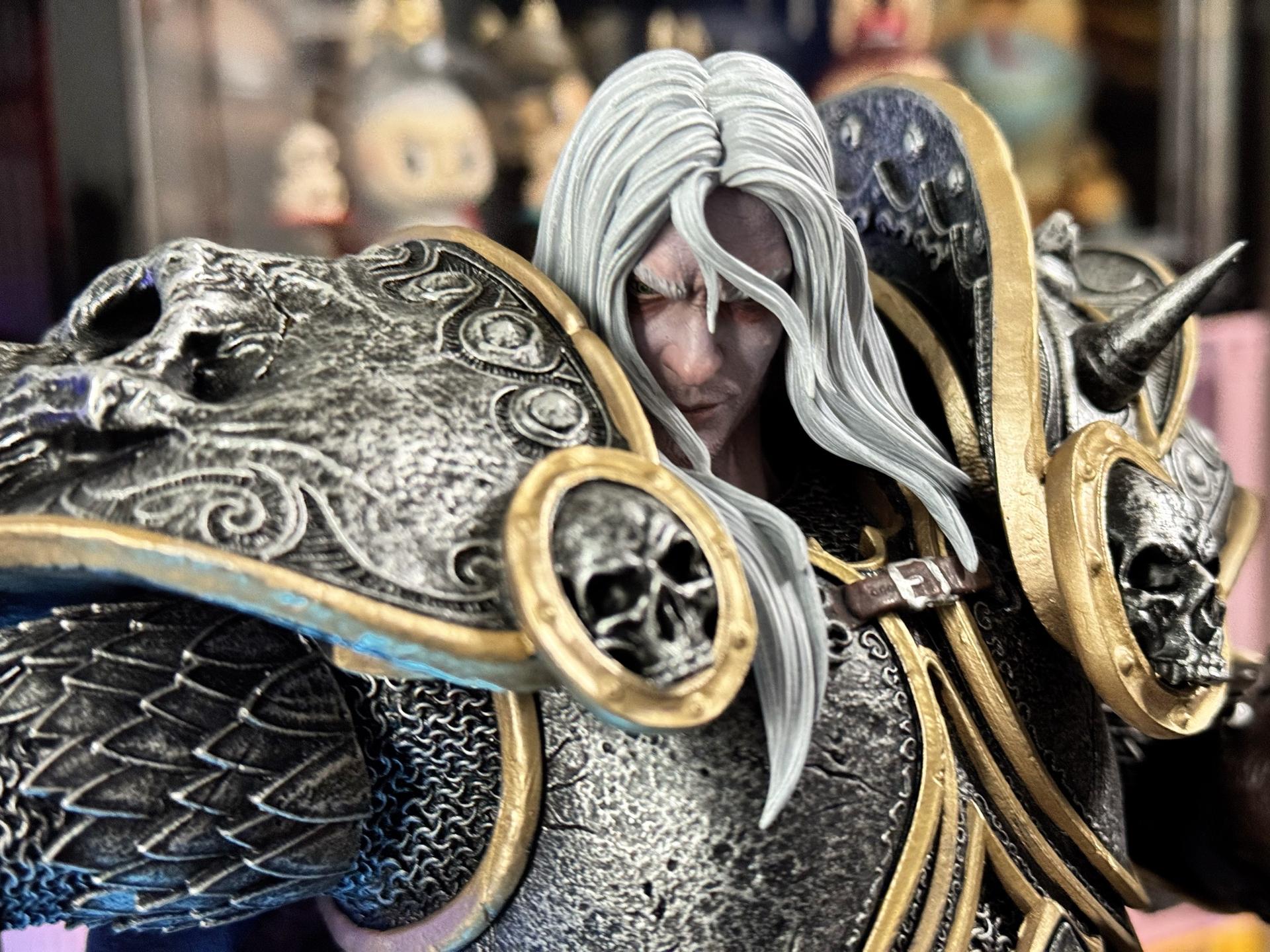 CHINA STOCK] Lich King & Invencible Statue Hex Studio & Blizzard