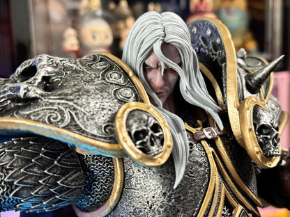 [CHINA STOCK] Lich King & Invencible Statue Hex Studio & Blizzard (Licenciada)