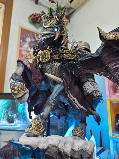 [CHINA STOCK] Lich King & Invencible Statue Hex Studio & Blizzard (Licenciada)