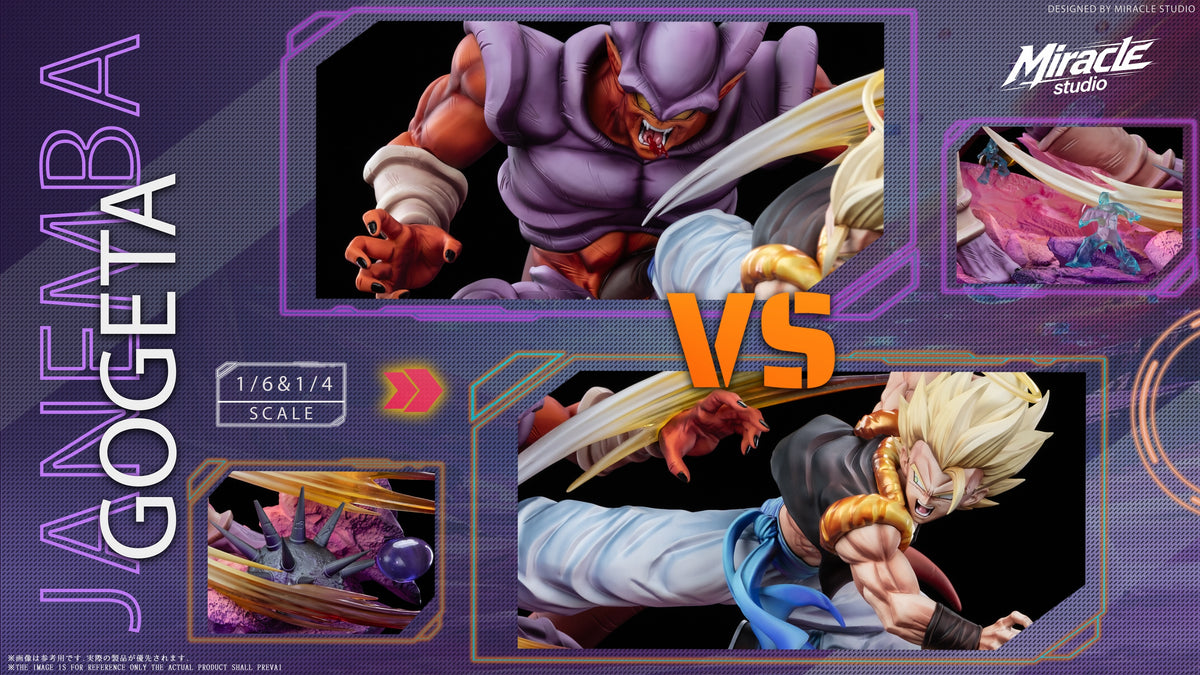 [PREVENTA] Gogeta vs Janemba- Dragon Ball Z - Estatua 1/4- Miracle Studio