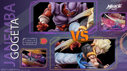 [PREVENTA] Gogeta vs Janemba- Dragon Ball Z - Estatua 1/4- Miracle Studio