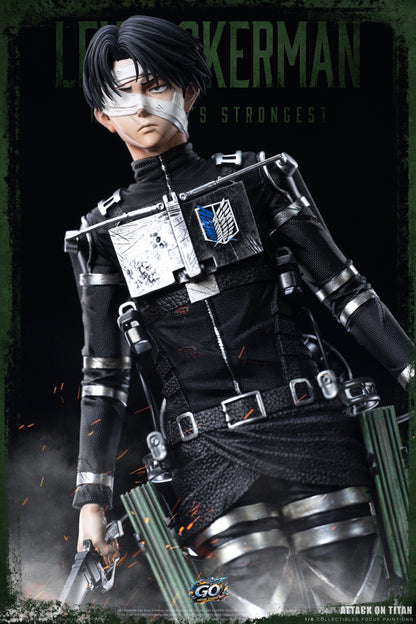 [PREVENTA] Levi Ackerman- Shingeki no Kyojin- Estatua 1/6 - Go Figure Studio