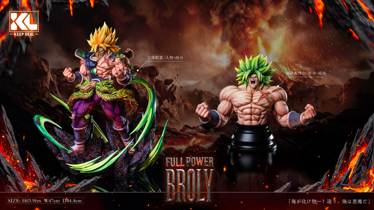 [PREVENTA] Broly - Dragon Ball - Estatua 1/6 - Keep Real Studio